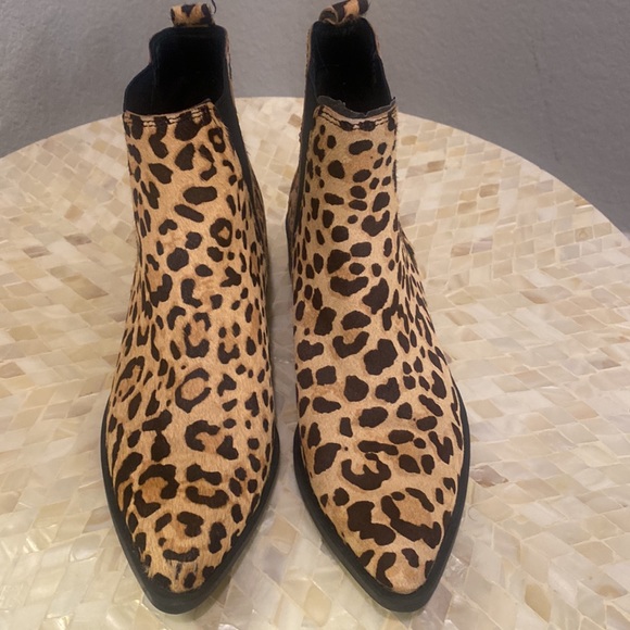 ▶️Steve Madden◀️ Leopard print Chelsea boots 6m - Picture 3 of 7
